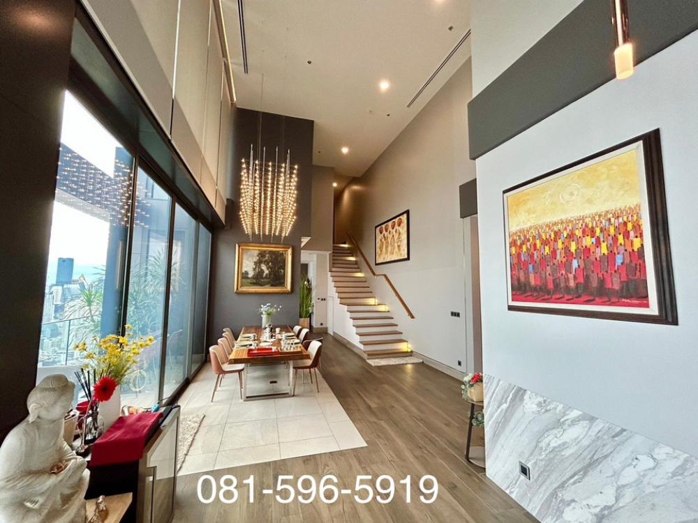 Rental / Selling : Super Luxury Duplex Penhouse The Esse Asoke At Singha Complex , 4 Bed 5 Bath , 300 sqm , 38th High floor – รูปที่ 3