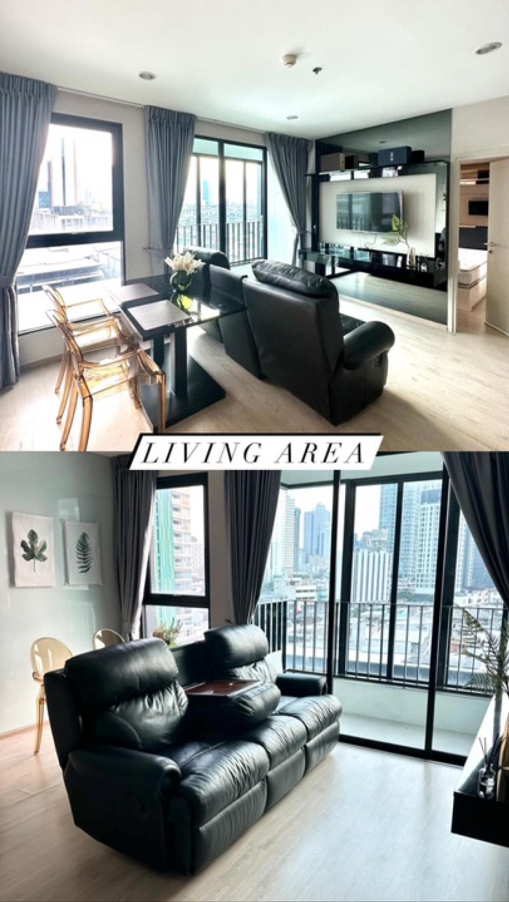 2 bedroom  50 sq.m., city view, MRTsamyan 200m. ,Super great location. @Ideo q chula