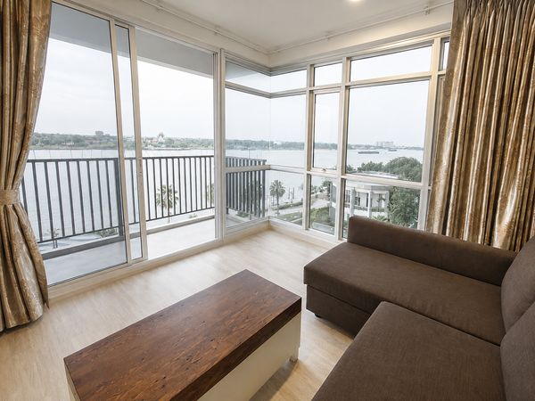 #Rent Manor Sanambinnam #Condo for rent next to the Chao Phraya River💛🧡💚Line ID @mynewhome💛🧡💚