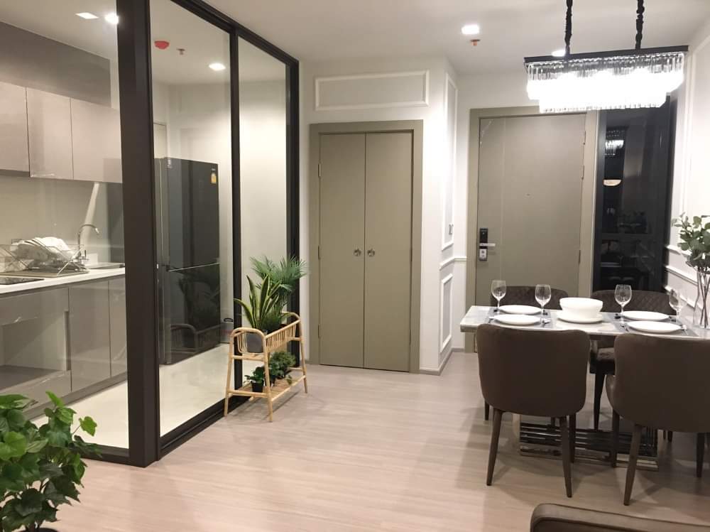 Condo for rent in the heart of Rama 9, Condo for rent Life Asoke - Rama 9 (Life Asoke - Rama 9), beautiful room, fully furnished, ready to move in. – รูปที่ 2