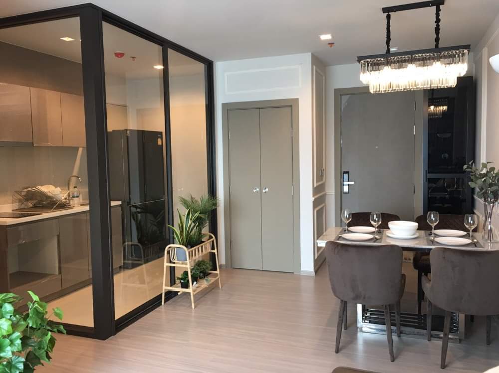 Condo for rent in the heart of Rama 9, Condo for rent Life Asoke - Rama 9 (Life Asoke - Rama 9), beautiful room, fully furnished, ready to move in. – รูปที่ 4