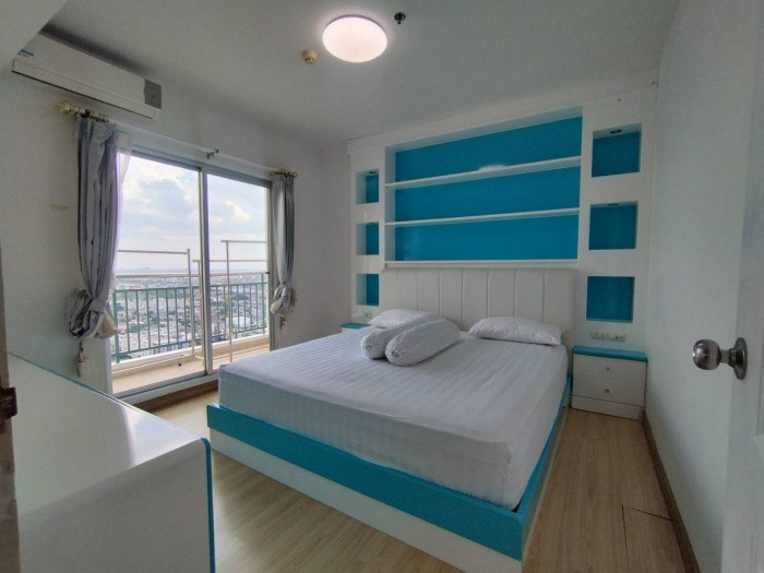 Condo for rent, Supalai Park Khaerai Ngamwongwan / 1 bedroom, 46 sq m, price only 8,000 baht, with furniture + washing machine.