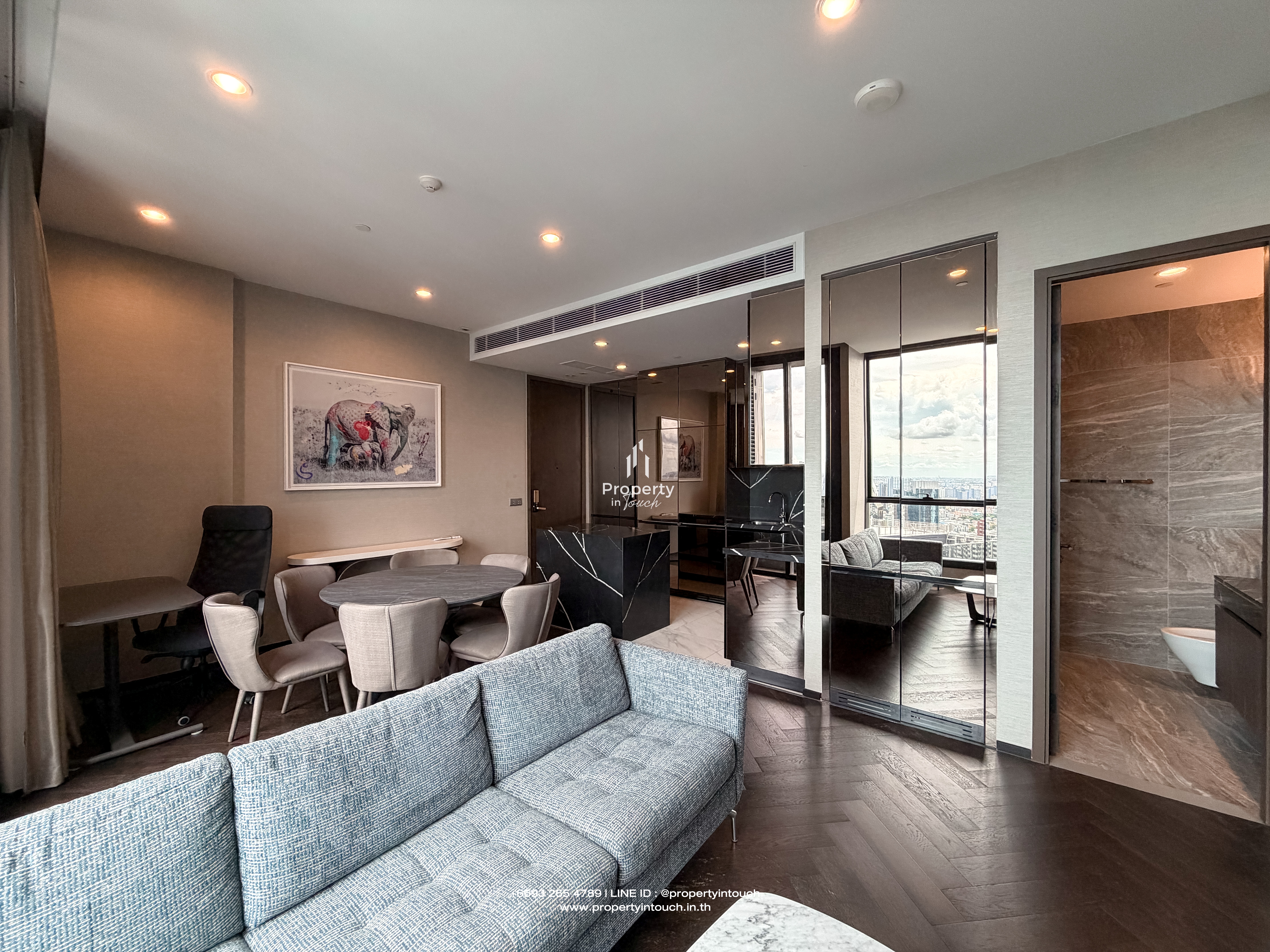 **For Rent High Floor 2 bedroom** The ESSE Sukhumvit 36 – รูปที่ 3