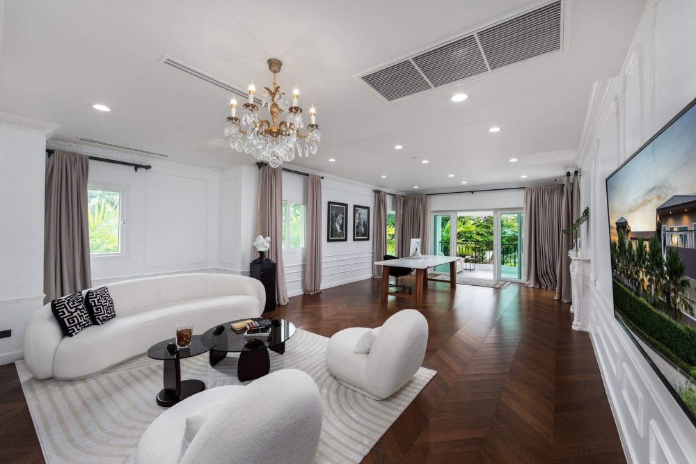 ♦ Modern Luxury ♦ บ้านเดี่ยว 2 ชั้น 300.00 ตร.ว. | 5 ห้องนอน วิวทะเลสาบ | ใกล้ International School Bangkok (ISB) 2 นาที, แม็คโคร แจ้งวัฒนะ 12 นาที – รูปที่ 2