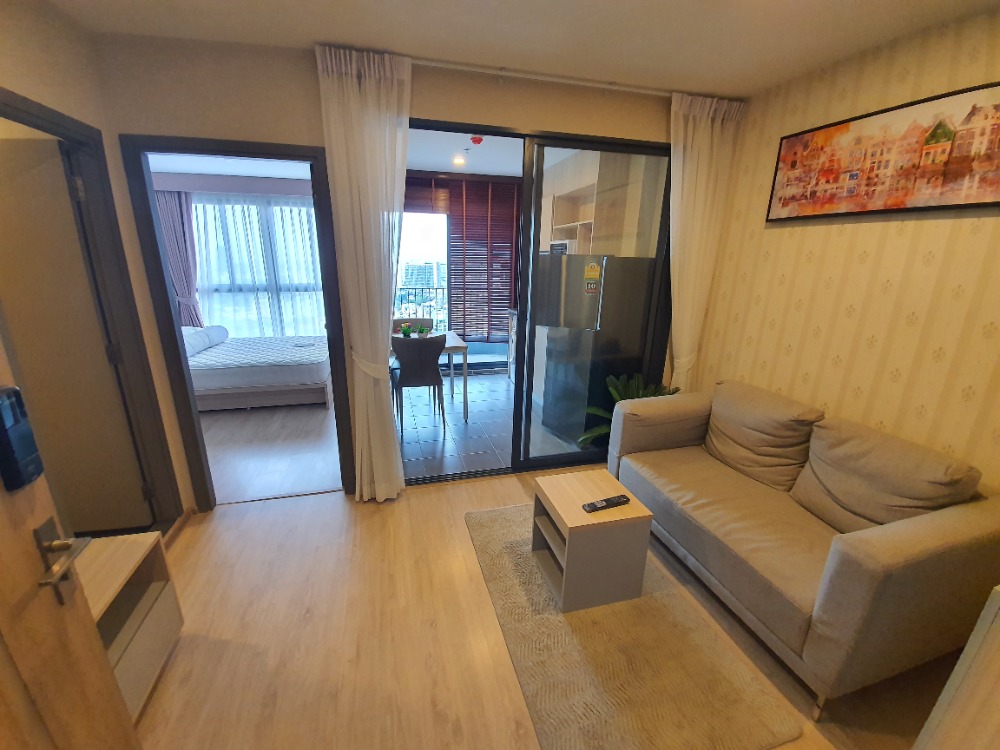 Rent Ideo O2 Ideo O2 Building A, 25th floor, closed kitchen, 1 bedroom, high floor, city view, 33 sqm, fully furnished, fully furnished + electrical appliances, the best in Bangna area !!! – รูปที่ 2