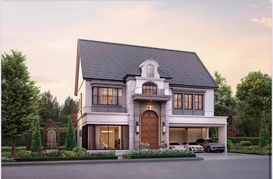 Narasiri Phahol-Watcharapol (นาราสิริ พหล-วัชรพล) | Excellent Feng Shui 2 Storey Single house 121.5 sq.w. | 4 Beds, 3 Parking | Close to the Central Area, Plearnary mall dep. 8 mins., Liab Duan Market, Ramintra 14 mins.