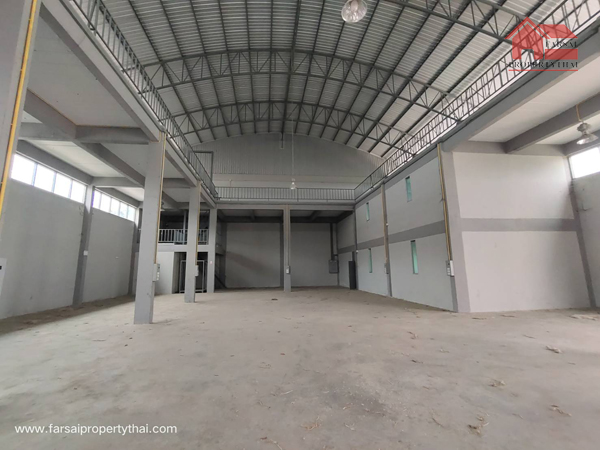 ให้เช่าอาคารโรงงาน/โกดังพื้นที่ใช้สอย 1,300ตร.ม (พื้นที่สีม่วง)หม้อแปลง100 KVA ขอใบอนุญาต ร.ง.4 ได้ ถนนลำลูกกา ปทุมธานี ราคาเช่า 95,000 บ/ด – รูปที่ 4