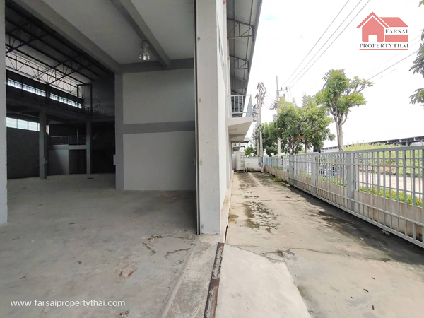 ให้เช่าอาคารโรงงาน/โกดังพื้นที่ใช้สอย 1,300ตร.ม (พื้นที่สีม่วง)หม้อแปลง100 KVA ขอใบอนุญาต ร.ง.4 ได้ ถนนลำลูกกา ปทุมธานี ราคาเช่า 95,000 บ/ด – รูปที่ 2
