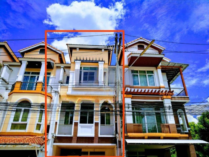 Townhouse for rent, Phummarin Rangsit, near Zeer Rangsit, just 1 minute.