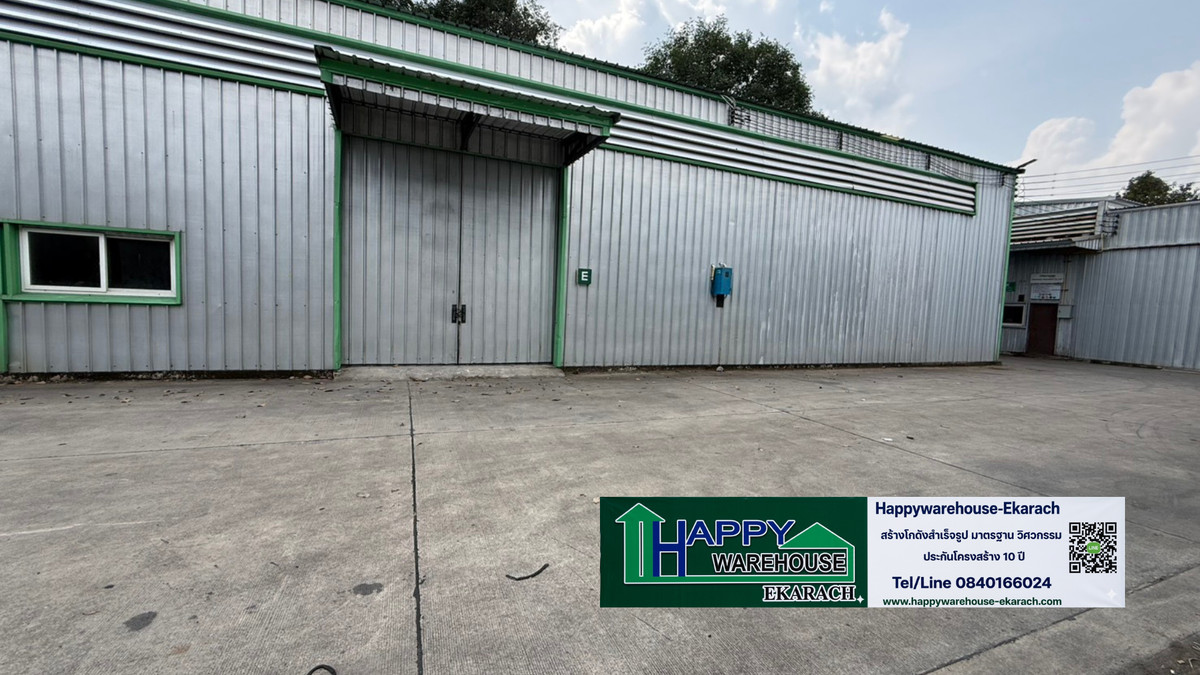 Warehouse for rent 200 and 495 sq m. Ban Khai, Rayong, 10 km from Rayong city. Good location on the main road, big vehicles can pass easily, supports 3-phase electricity. – รูปที่ 2