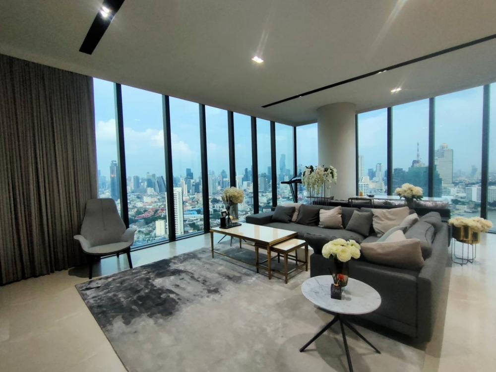 Rental : Banyan Tree Residence Riverside Bangkok , 3 Bed 4 Bath , 250 sqm , 28th High floor