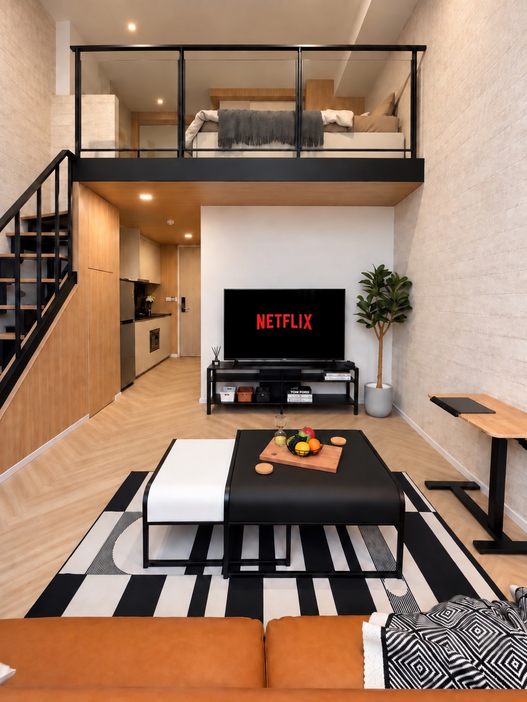 Modern Duplex Loft | High Floor & Open View | Walk to BTS Modern Duplex Loft | High Floor & Open View | Walk to BTS
