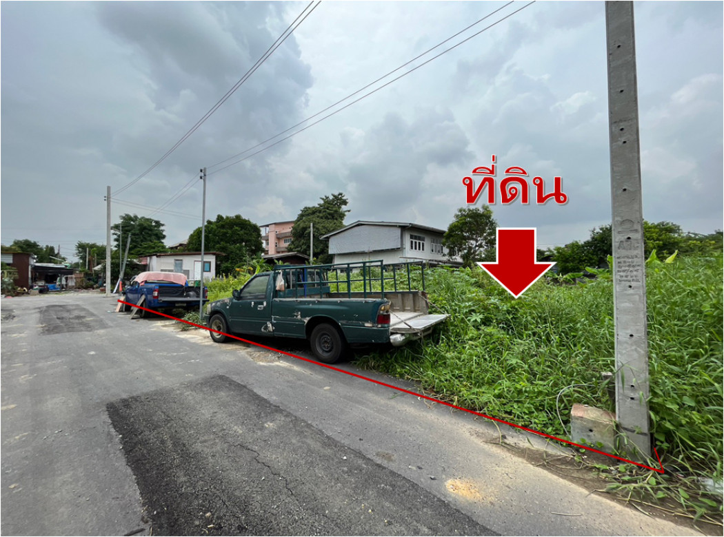 ขาย ที่ดิน เปล่า แปลงมุม 109 ตร.วา ซอยสวนผัก ตลิ่งชัน กทม – รูปที่ 2