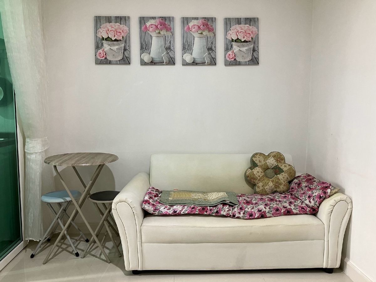 For rent 9000 Condo Aspire Srinakarin 31 sq m. Building A, 4th floor, complete electrical appliances, beautifully decorated, ready to view.