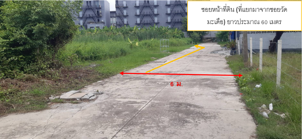 ที่ดินเปล่า 642.5 ตร.ว. ใกล้เซ็นทรัล เวสต์เกต ปากซอยวัดมะเดือ – รูปที่ 3