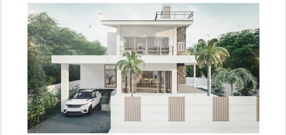 บ้านหัวหินหลังติดเขาหน้าเห็นวิวเมืองและทะเล – รูปที่ 4