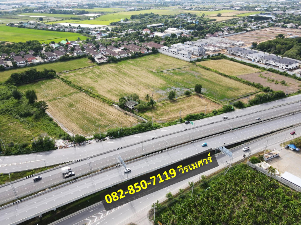 Land for sale next to Ratchaphruek Road (suitable for building housing projects and offices) on an area of ​​27-1-74.7 rai, width 209 m., road width 10 lanes. – รูปที่ 4