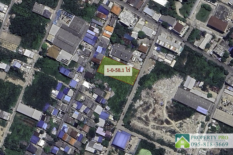 ขาย ที่ดิน ศรีด่าน 3 ขนาด 1 ไร่ 58 ตรว ใกล้ สถานีรถไฟฟ้า สายสีเหลือง ศรีด่าน ศรีแบริ่ง ศรีเทพา ด่านสำโรง : SL23S-020