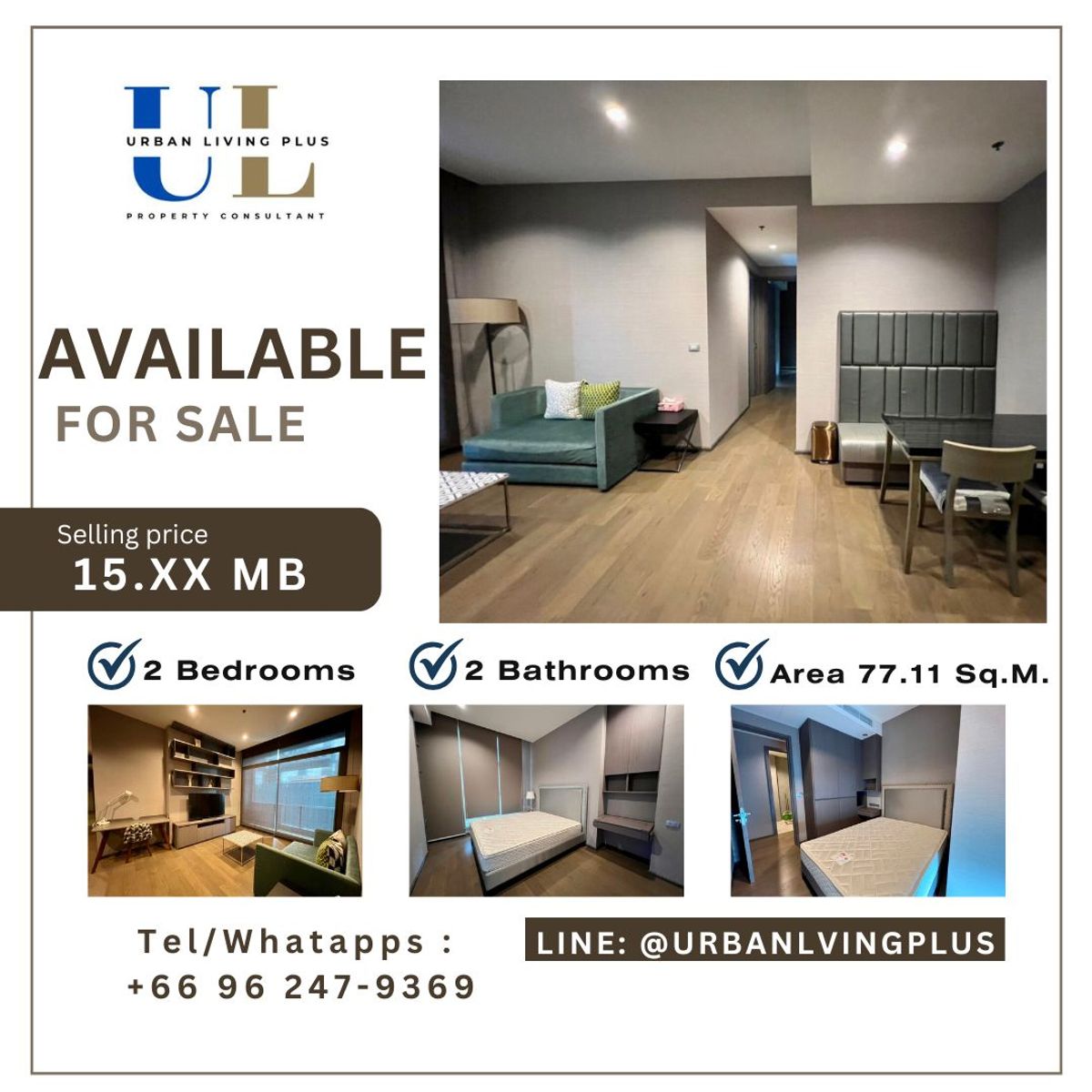 ( U20231025100 ) Tel/Line 096-2479369 , ขายขาดทุน เดอะ ดิโพลแมท สาทร , 2 ห้องนอน, 2 ห้องน้ำ, 77.11 ตร.ม. ห้องสวย , ราคาพิเศษ!! ( U20231025100 ) Tel/Line 096-2479369 , ขายขาดทุน เดอะ ดิโพลแมท สาทร , 2 ห้องนอน, 2 ห้องน้ำ, 77.11 ตร.ม. ห้องสวย , ราคาพิเศษ!!