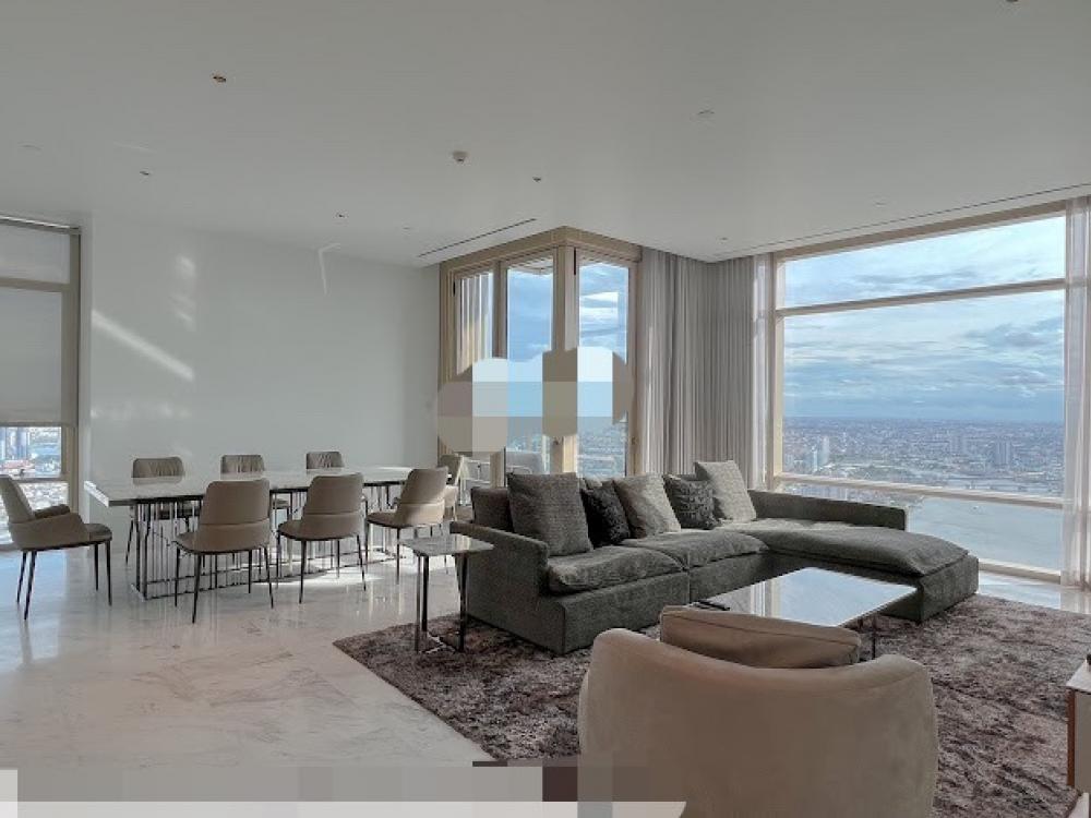 Rental : Four Seasons Private Residences , 3 Bed 4 Bath 1 Maid's room , 212 sqm , 55th High floor