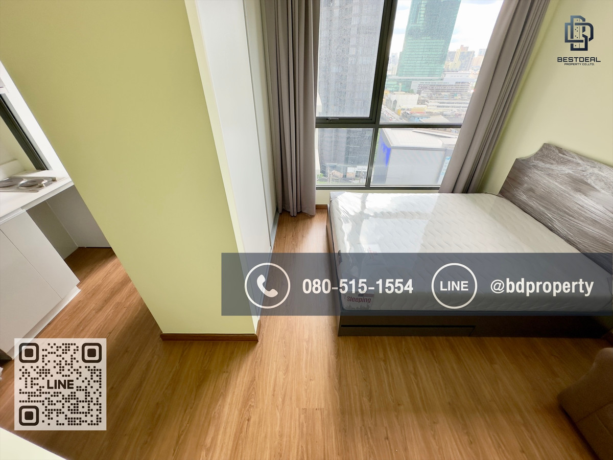 BESTDEAL FOR SELL Ideo Mobi Rama 9 studio room 22sqm.Special Price 3,300,000 Baht.Near Phraram Kao 9 MRT Station 80 meters