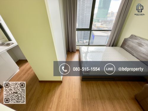 Bestdeal ขายด่วน Studio 22 sqm.ห้องใหม่มาก ไม่เคยอยู่ ขายเพียง 3.25 ล้านเท่านั้น ซื้ออยู่เอง/ดูลงทุนไม่ควรพลาด ใกล้MRT และ เซ็นทรัลพระราม 9 เพียง 80 ม.