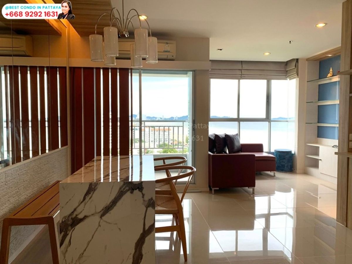 Lumpini Park Beach Jomtien, the front building, next to the sea, ready to move in or rent out immediately! #PropertyCode397