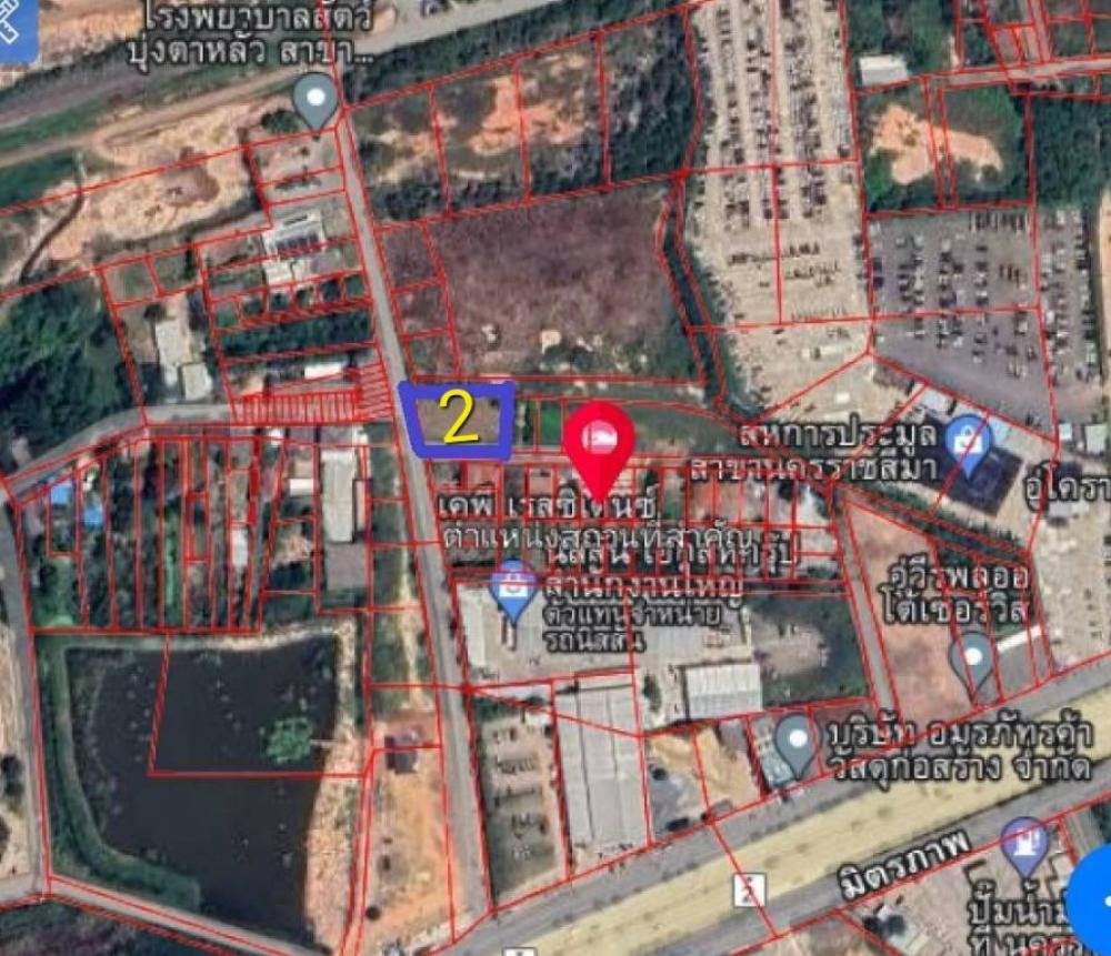 ขายที่ดินสวยทำเลดี  ติดถนนซอยทางเข้าตำบลบ้านใหม่  100 เมตรจากถนนมิตรภาพ อำเภอเมือง จังหวัดนครราชสีมา
