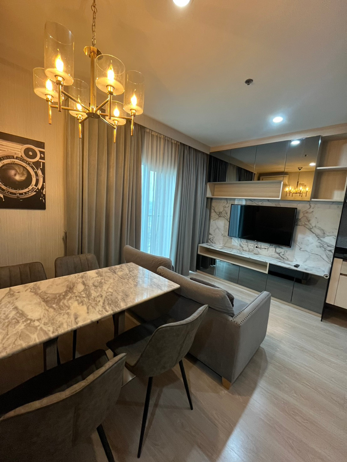 FOR RENT : NOBLE REVOLVE RATCHADA 2BED2BATH IN RAMA9 รีบโทรนะ 095-3905490 – รูปที่ 2