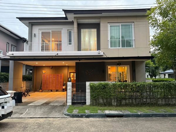 ให้เช่าบ้านเดี่ยว 2ชั้น โครงการเดอะซิตี้ สุขุมวิท-บางนา ตกแต่งสวยแอร์เฟอร์นิเจอร์ครบมี3นอน4น้ำ ราคาเช่าเดือนละ75,000บาท