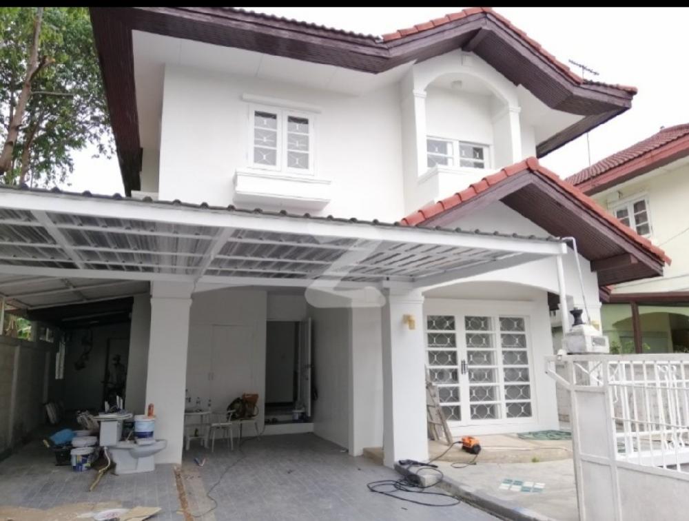 Beautiful corner house, quiet, full relaxation, easy to get into the city, Pink and Orange Lines, the beginning of the line, the village is on Suwinthawong main road, can enter and exit from two ways from the house, 15,000 baht. – รูปที่ 2