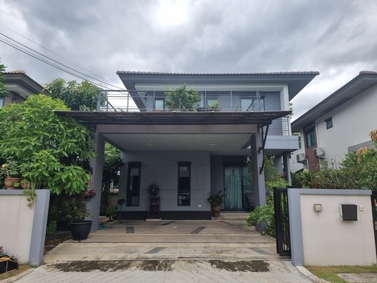 sss440 Single house for sale, Burasiri Wongwaen-Onnuch Soi King Kaew 25/1