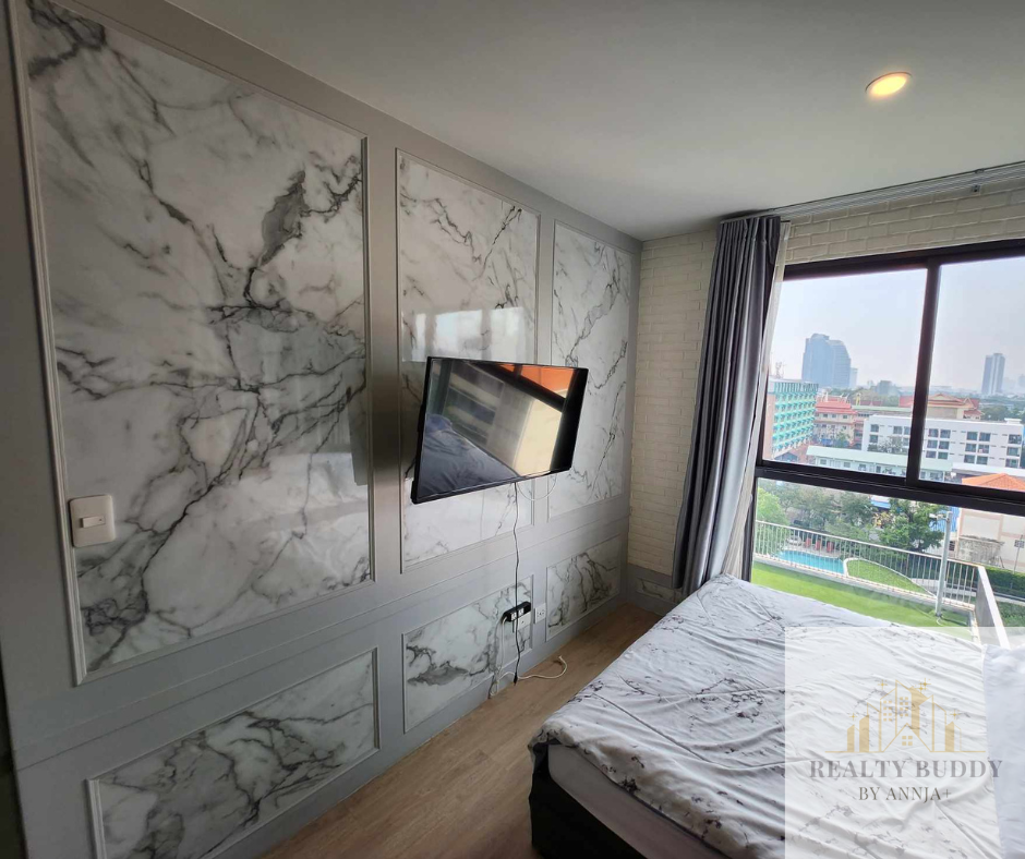For rent/sale, resort style condo IDEO O2 2Bed 2Bath 53 sq m., fully furnished & electrical appliances, 300 m. from BTS Bangna, 25000/month. – รูปที่ 3