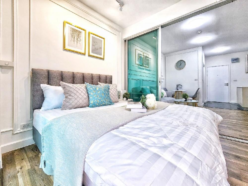ห้องสวย วิวสระ กั้นห้องเหมือนอยู่รีสอร์ทกลางกรุงเลย 28 sqm aspace me สุขุมวิท 77