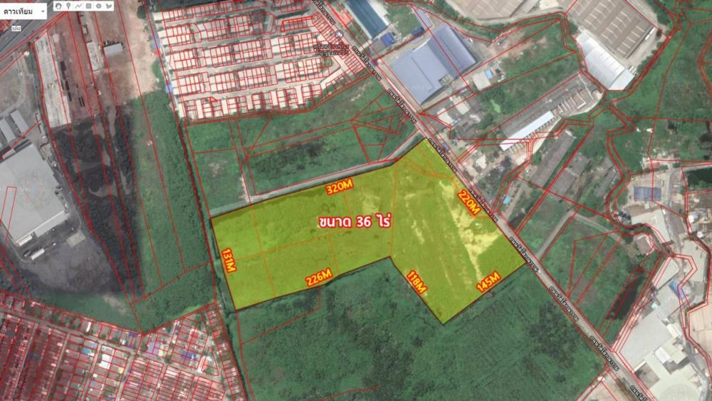 ขายที่ดิน 36 ไร่ ติดถนน หลัง Makro มหาชัย ขายที่ดิน 36 ไร่ ติดถนน หลัง Makro มหาชัย