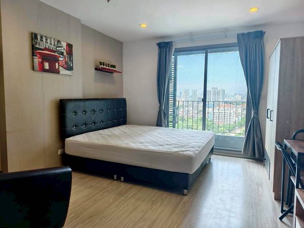 IDEO Mobi Bangsue★1bedroom★ 25sqm, luxury central, with cinema, waterfall, fully furnished, ready to move in Near MRT Tao Poon, Lotus Prachachuen, a tight community, many shops, Ideo Mobi Bang Sue