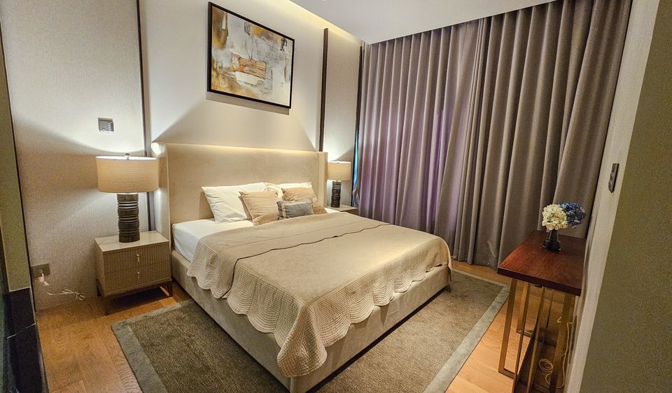 ให้เช่าคอนโดหรู Saladaeng One ห้องใหญ่ 1 Bed ตกแต่ง Modern Luxury วิวสวย – รูปที่ 2