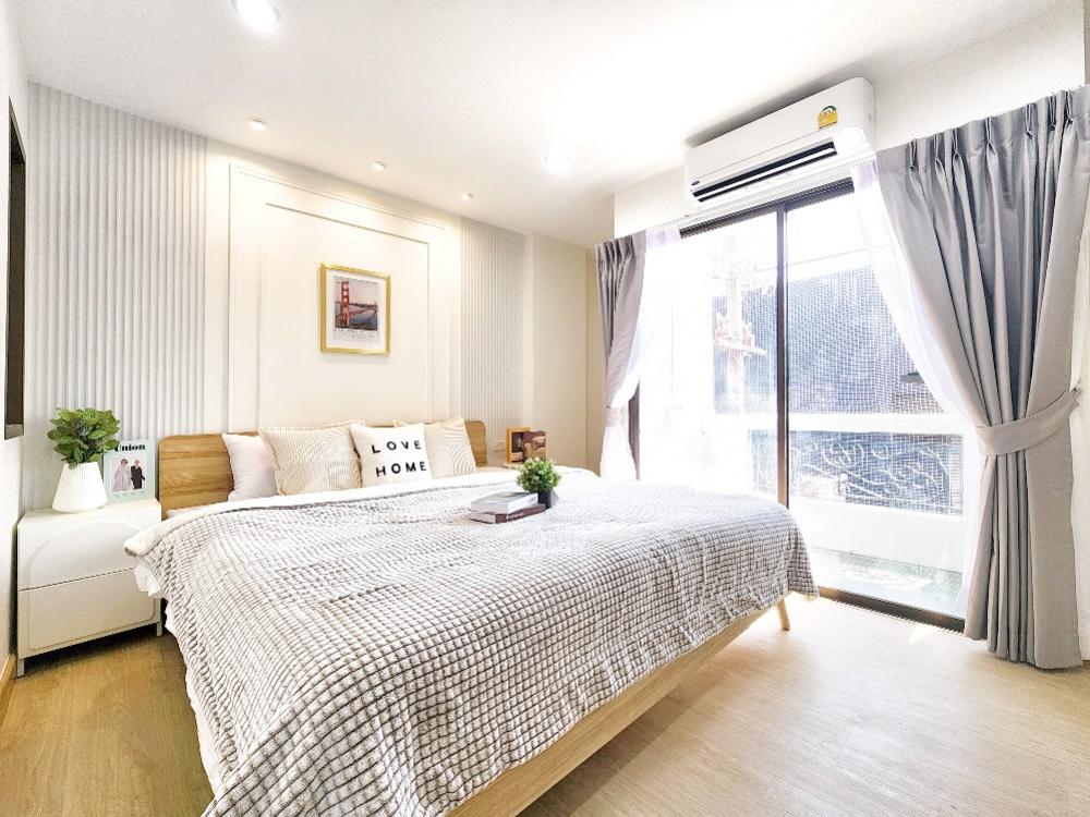 วิวไม่ชนใคร‼️ห้องใหญ่กั้นทึบ บดินทร์ สวีทโฮม 36 sqm อาคารบี