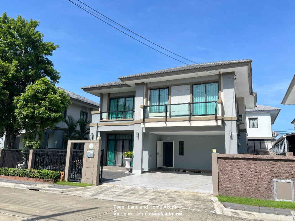 For sale Passorn Chaengwattana-Chaiyaphruek Beautiful house in new condition, ready to move in, good location, accessible from 2 ways, both on Chaiyaphruek Road and 345 Road.