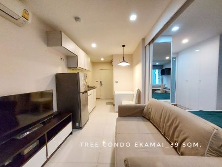 ขาย คอนโด ห้องพร้อมเฟอร์ 1 ห้องนอน Tree Condo เอกมัย 39.23 ตรม. เงียบสงบ เดินทางสะดวก ใกล้เอกมัย ทองหล่อ สุขุมวิท – รูปที่ 2