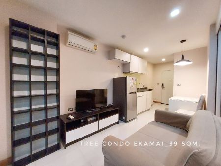 ขาย คอนโด ห้องพร้อมเฟอร์ 1 ห้องนอน Tree Condo เอกมัย 39.23 ตรม. เงียบสงบ เดินทางสะดวก ใกล้เอกมัย ทองหล่อ สุขุมวิท – รูปที่ 3
