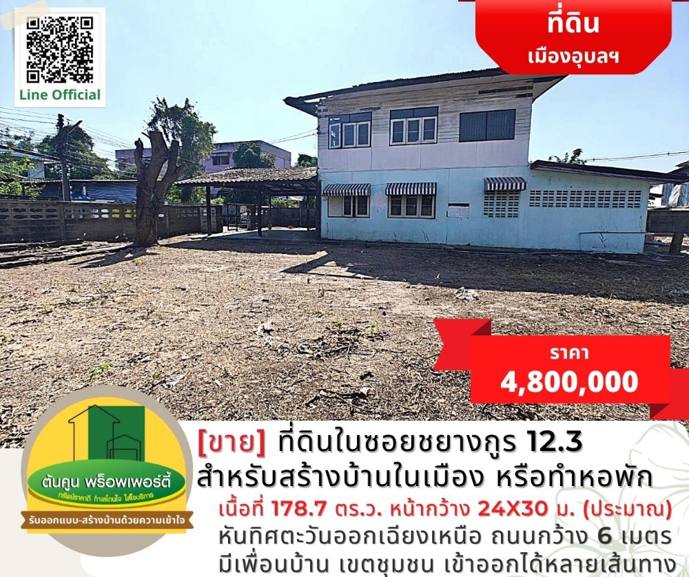 [For sale] Land in Soi Chayangkun 12.3, suitable for building a house in the city or a dormitory. – รูปที่ 3