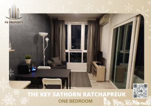 ให้เช่า✨The Key Sathorn Ratchapreuk✨ห้องใหม่ วิวโล่ง เฟอร์นิเจอร์+เครื่องใช้ไฟฟ้าครบ พร้อมเข้าอยู่