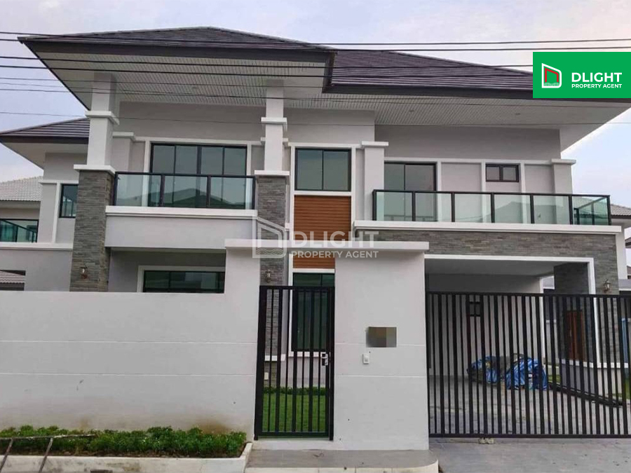 New detached house, red plate The Elegant Village, Phetkasem 81, area 107.2 sq m., 320 sq m., 4 bedrooms, 4 bathrooms, price 8.49 million baht. – รูปที่ 2