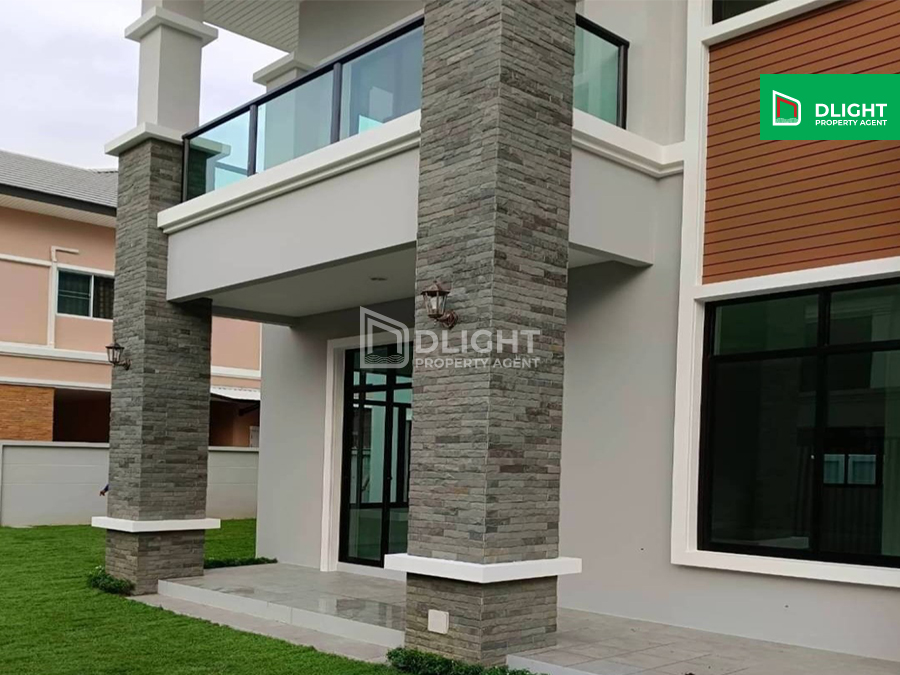 New detached house, red plate The Elegant Village, Phetkasem 81, area 107.2 sq m., 320 sq m., 4 bedrooms, 4 bathrooms, price 8.49 million baht. – รูปที่ 4