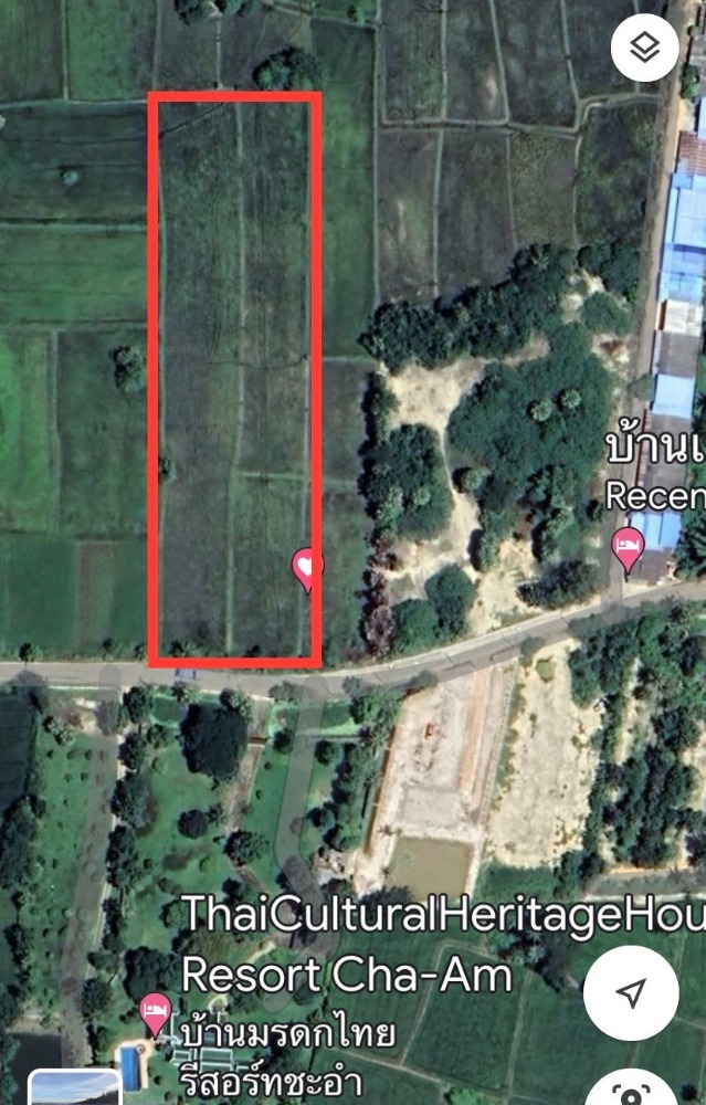 Beautiful land for sale, very good view, near Cha-am market, Cha-am district, suitable for a project or pool villa. – รูปที่ 3