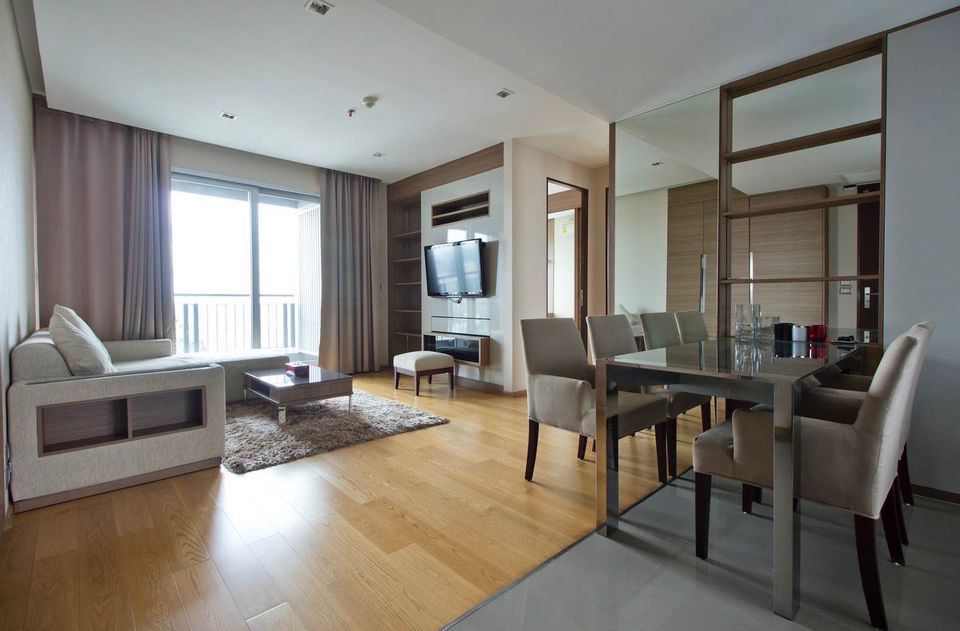 ให้เช่าคอนโดหรู The Address Asoke 2 ห้องนอน 2 ห้องน้ำ ชั้น 41 วิวสวยมาก – รูปที่ 3