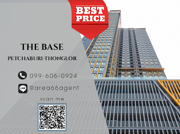 🔥 For sale !! The Base Petchaburi-Thonglor Condo