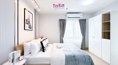 🤗🏙 ห้องมุม แต่งสวยๆ ⭐️⭐️⭐️  Iris Avenue Condo ลาดกระบัง !!! ใกล้สนามบินสุวรรณภูมิ✈️❣️