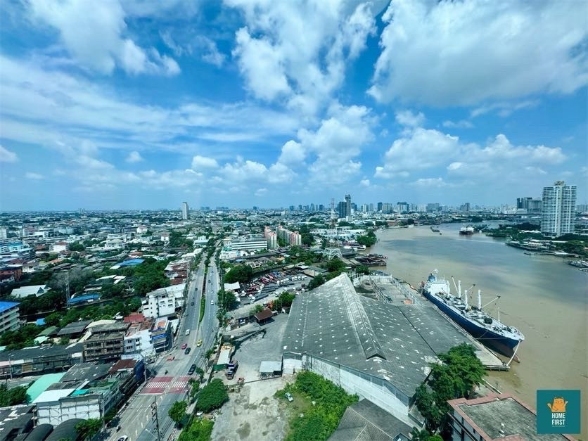 ivy river ราษฎร์บูรณะ 1นอน 35 ตรม. เฟอร์ครบ วิวแม่น้ำ 10,000 บาท – รูปที่ 3